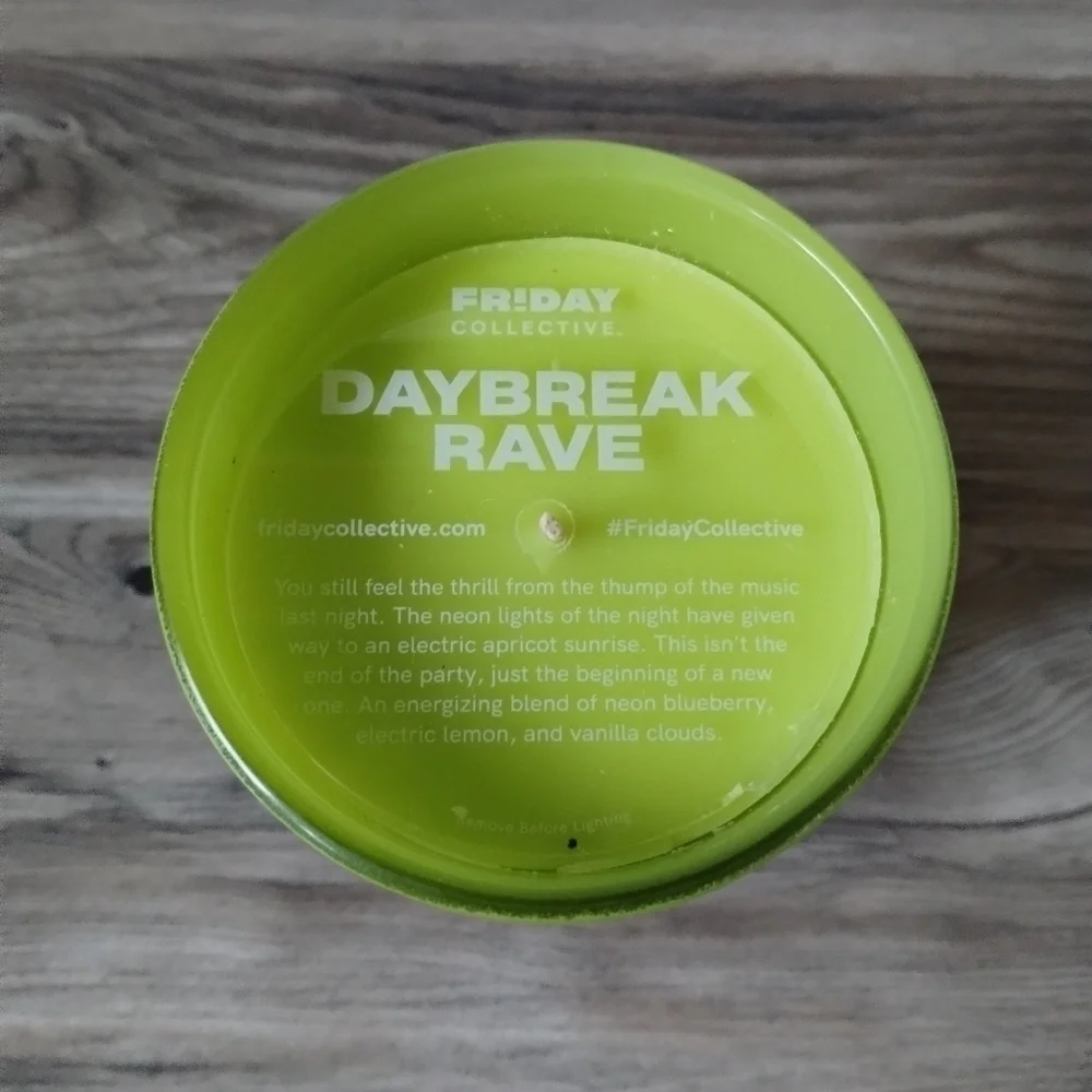 Friday Collective Daybreak Rave Candle 8 oz - 3 qty